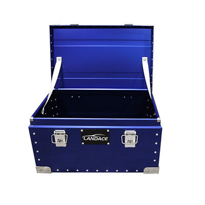 600*400*300mm Anodizasyonlu Alüminyum Alaşım Vintage Glamping için Dışarıdaki Turizm Depolama Kutusu