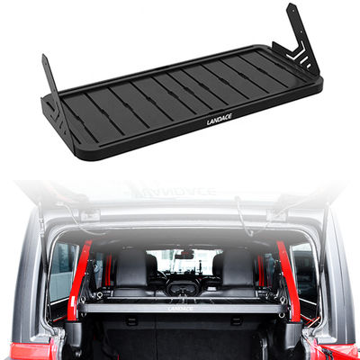 Jeep Wrangler Kara Alüminyum Alaşımlı Kargo Sepeti için Off-Road Bagaj Depolama Taşıyıcı