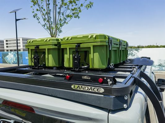 Araç Çatı Rack Montajı 4WD Ağır Güçlü Araçlar ve Kamp Aletleri için Kamp depolama kutusu