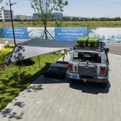 Yüksek Güçlü LLDPE Plastik Roto-Oldumlu 110 Litre Araç Çatı Rackı için Dikdörtgen Araç Kutusu