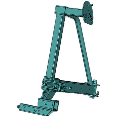 Custom Metal Fabrication tarafından tasarlanan ve üretilen off-road siyah yedek tekerlek taşıyıcısı