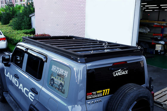Yüksek- 4x4 Araç Aksesuarları 300 1889*1225*55MM tank için Alüminyum alaşımlı çatı rafları