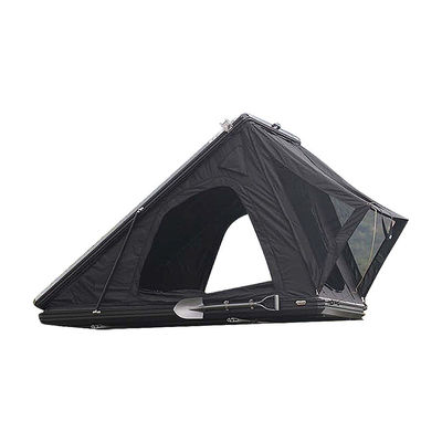 Düz Bracing Tipi Clamshell Alüminyum Araba Sert Kabuk Çatı Çadırı 4 kişilik