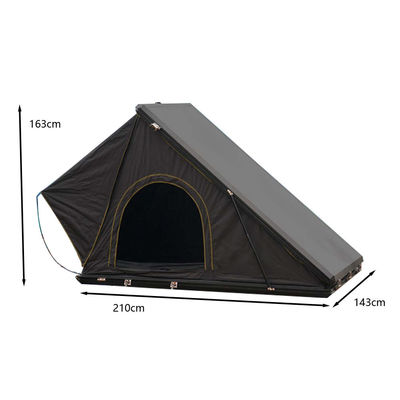 4x4 Offroad Araç Çatı Aksesuarları Clamshell Alüminyum Hard Shell Çatı Çadırı 4 kişi