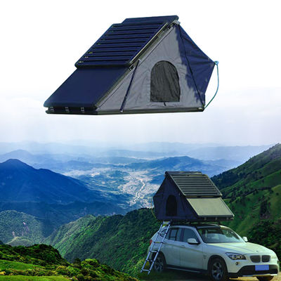 4x4 Offroad Araç Çatı Aksesuarları Clamshell Alüminyum Hard Shell Çatı Çadırı 4 kişi