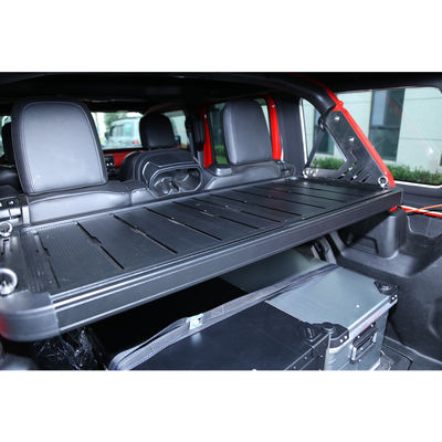 Kolay kurulum, Jeep Wrangler 4 Kapılı ve sert üst depolama rafı için arka araç kargo rackı