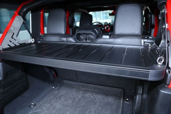 Kolay kurulum, Jeep Wrangler 4 Kapılı ve sert üst depolama rafı için arka araç kargo rackı