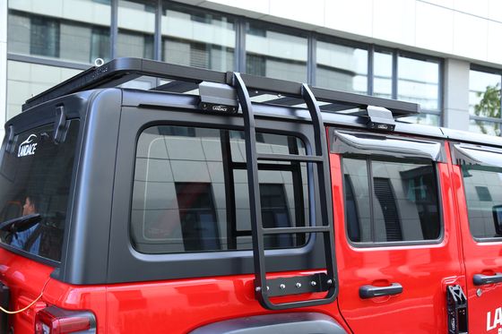 18-23 Wrangler Rubicon Jeep Fitment SUS304 Araba Çatı Üst Çadır Alüminyum Uzantı Merdiven