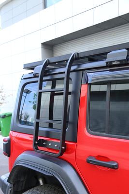 18-23 Wrangler Rubicon Jeep Fitment SUS304 Araba Çatı Üst Çadır Alüminyum Uzantı Merdiven
