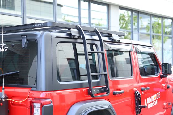 18-23 Wrangler Rubicon Jeep Fitment SUS304 Araba Çatı Üst Çadır Alüminyum Uzantı Merdiven