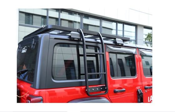 Özel 833*400*261 mm Alüminyum Araç Çatı Merdiveni 18-23 Wrangler Rubicon Jeep için