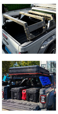Siyah Toz Kaplı Karbon Çelik Max Modüler Yatak Rackları Toyota Pick Up Offroad Mount