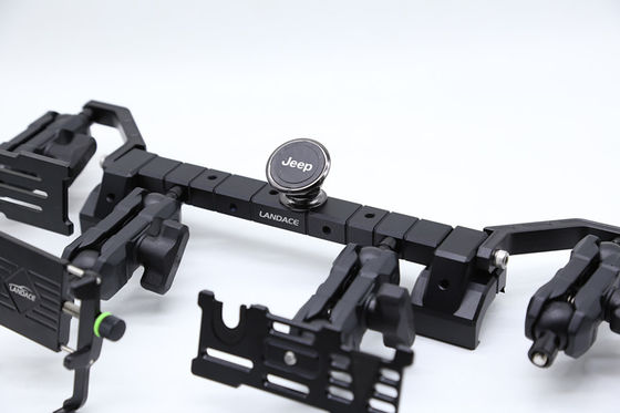 Ekran Döner Sahibi Ekran Döner Montaj Bracket Center Console Jeep Wrangler için araba cep telefonu dayanığı
