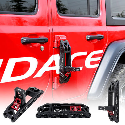 JEEP Wrangler JL JK 2023 Hard Anodizing Alüminyum Alaşım Side Door Hook Pedal