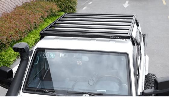 1400X1320mm Siyah Toz Kaplama Çatı Rack Toyota 4x4 Araç Dış Aksesuarları için
