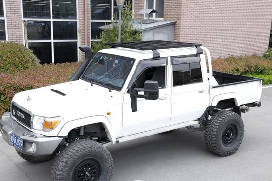 1400X1320mm Siyah Toz Kaplama Çatı Rack Toyota 4x4 Araç Dış Aksesuarları için