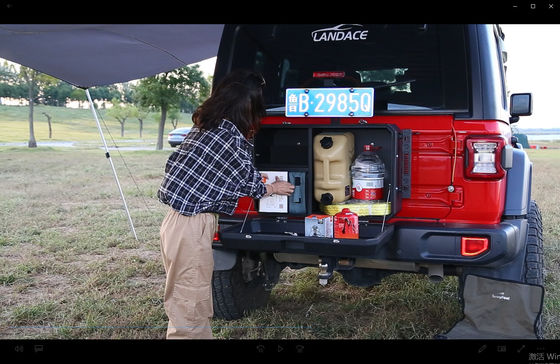 Jeep JL arka kapı depolama kutusu, off-road yükseltmeleri ve Wrangler JK için değişiklikler için