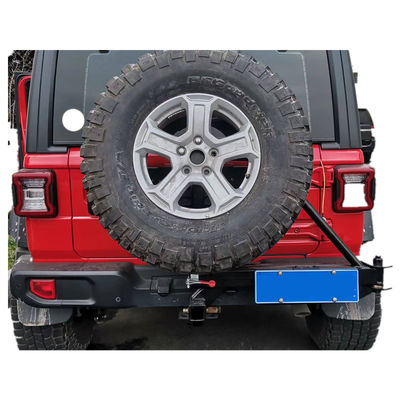 Off-road evrensel araba montajı özel metal yapısı yedek tekerlek taşıyıcı yüksek-