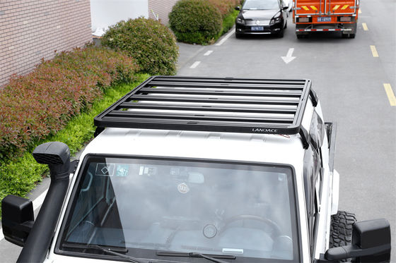 Alüminyum alaşımlı TOYOTA LAND CRUISER LC79 için düz çatı rafları depolama alanınızı genişletin