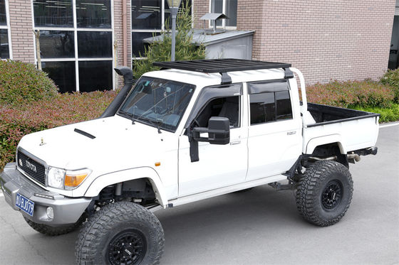 Alüminyum alaşımlı TOYOTA LAND CRUISER LC79 için düz çatı rafları depolama alanınızı genişletin