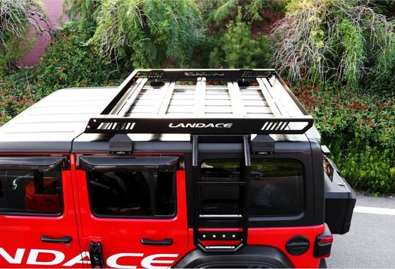 18-23 Wrangler Rubicon Jeep Çelik Alüminyum İnşaatı için 4x4 Araç Çatısı Taşıyıcı sepet
