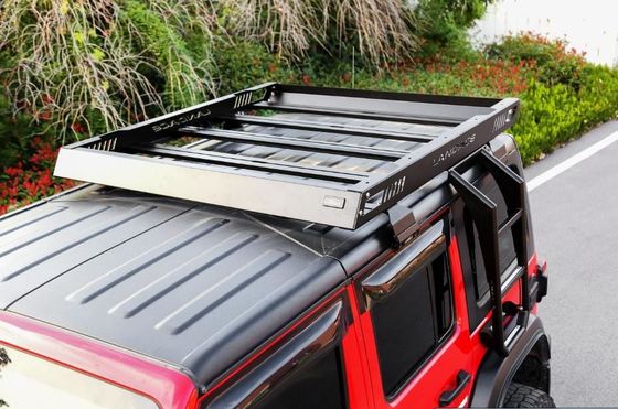 18-23 Wrangler Rubicon Jeep Çelik Alüminyum İnşaatı için 4x4 Araç Çatısı Taşıyıcı sepet