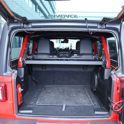 Jeep Wrangler JL JK için çok fonksiyonel 1130*70*620mm araba bagajı bot depolama rafı