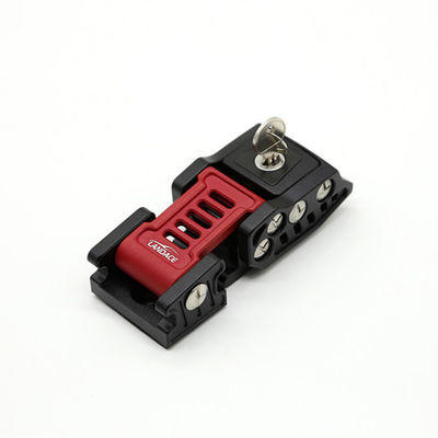 Alüminyum alaşım kapak kilitleri JEEP Wrangler JK/JL Off-road aracının kilitleri siyah kırmızı