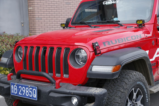 Alüminyum alaşım kapak kilitleri JEEP Wrangler JK/JL Off-road aracının kilitleri siyah kırmızı