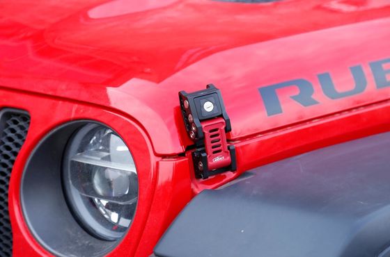 Jeep Wrangler JL JK Araç Kilitli Kapuk Kapak Kilitli Alüminyum Alloy Araç Montajı JEEP