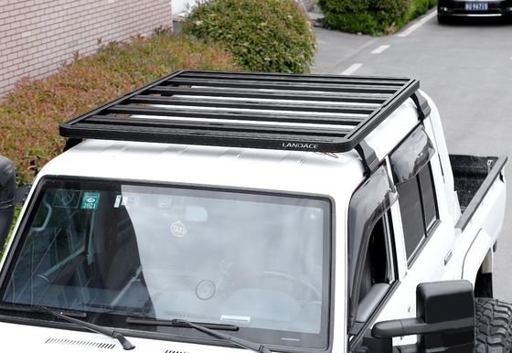 Toyota Land Cruiser LC79 Hardtop High- by Landace Diy Car için toz kaplama çatı rafı