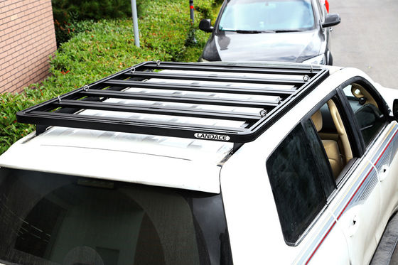 1889*1225mm Anodik Oksitlenmiş Yüzey Çelik Alüminyum Siyah Çatı Taşı Y60 SUV Araba Bar 4x4 için