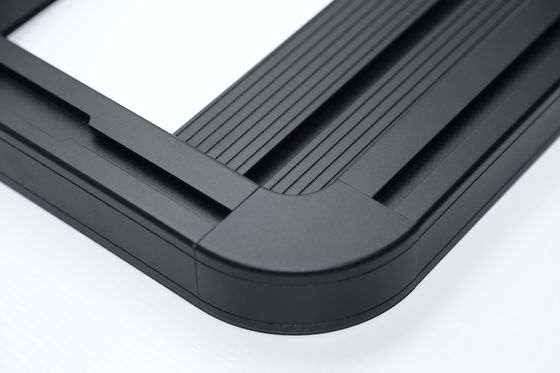 1889*1225mm Anodik Oksitlenmiş Yüzey Çelik Alüminyum Siyah Çatı Taşı Y60 SUV Araba Bar 4x4 için