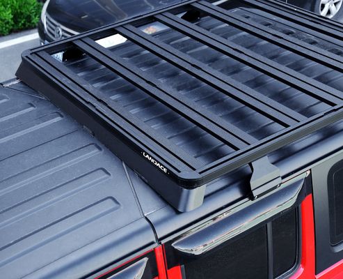 Kısa sert üstlü arabalar için evrensel düz çatı rafı 1500 * 1425 * 55mm Yol yolculuğu için mükemmel