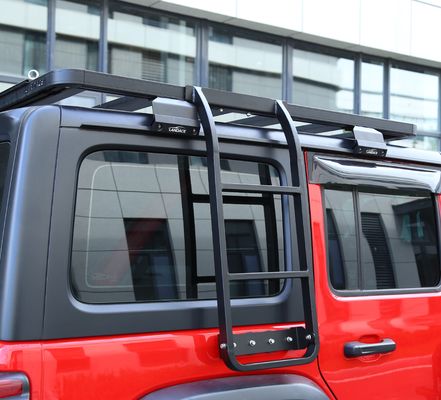 Landace Çatı Rack Yan Merdiven Kiti Jeep Wrangler 833*400*261mm N.W 6kg için mükemmel