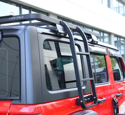 Landace Çatı Rack Yan Merdiven Kiti Jeep Wrangler 833*400*261mm N.W 6kg için mükemmel