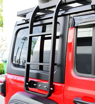 Konforlu Kurulum Çift Yan Merdiven Jeep Wrangler JK JL için araba çatı merdiveni