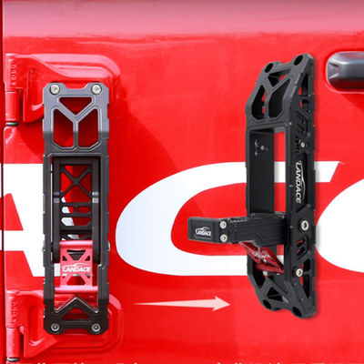 Test Alüminyum Alaşım Katlanabilir Kapı Hinge Adım Ayak Pedal Merdiven Kit için Jeep Wrangler