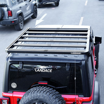 2000*1425*55mm Jeep Wrangler JL JK Flat Roof Tabak Çanta Destekleri için Siyah Çatı Taşı