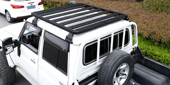 Toyota Land Cruiser LC79 için çelik çatı rafı SUV ve 4x4 için nihai aksesuar