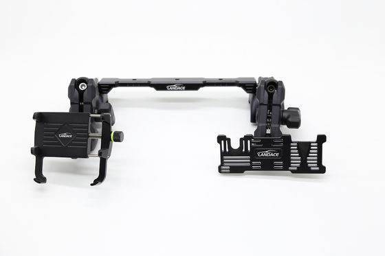 Multi-Mount Dash Telefon Sahibi + Alüminyum Kaydırma Raylı GoPro Mount, 2018-2022 Jeep Wrangler için Esnek Açı