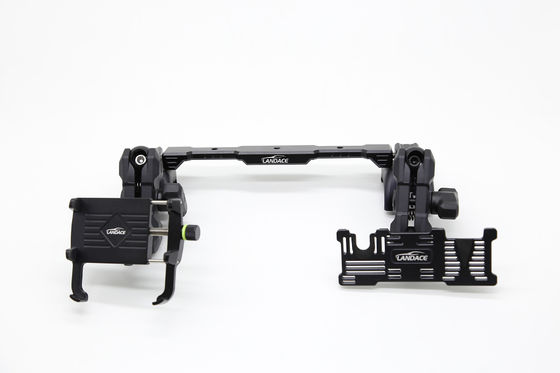 Multi-Mount Dash Telefon Sahibi + Alüminyum Kaydırma Raylı GoPro Mount, 2018-2022 Jeep Wrangler için Esnek Açı