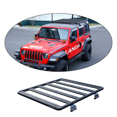 Hızlı ve Kolay Kurulum Siyah 4x4 Alüminyum Alaşım Çatı Taşıma Rack for Jeep Wrangler JL
