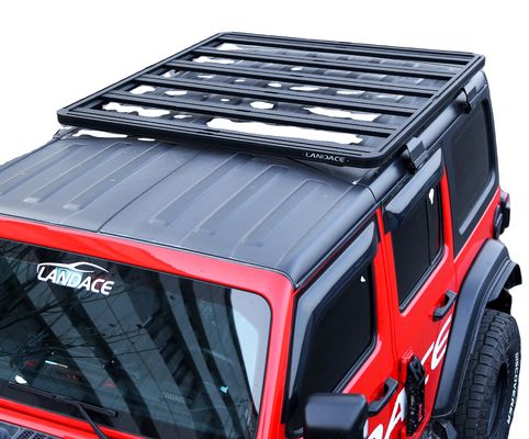 Hızlı ve Kolay Kurulum Siyah 4x4 Alüminyum Alaşım Çatı Taşıma Rack for Jeep Wrangler JL