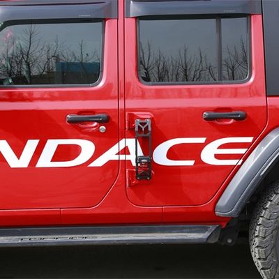 Qingdao Karton Hard Anodizing Alüminyum Alaşım Yan Kapı Çatı Ayak Pedalı Jeep Wrangler için