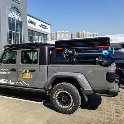 Gümüş Siyah Yerleştirme Kütük Montaj Göğüs Yatak Rack Sistemi Toyota Tam Boy Truck Yatak